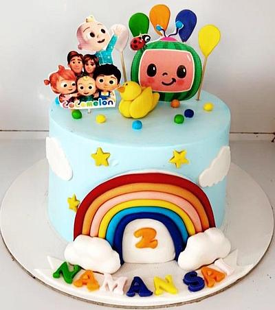 Cocomelon Theme Cake - Cake by CakeSmash.in