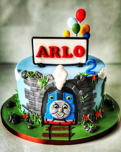 Thomas The Tank  - Cake by Lorraine Yarnold
