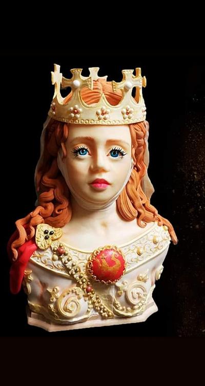 Queen Aliénor d'Aquitaine  - Cake by L'atelier de Natasel