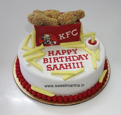 KFC chicken cake - Cake by Sweet Mantra Homemade Customized Cakes Pune