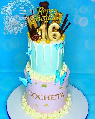 Pretty birthday cake  - Cake by Beata Khoo