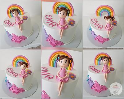 Rainbow girl🌈👸 - Cake by MarinaM