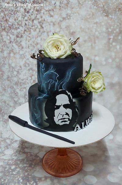 Severus Snape Cake  - Cake by Anna's World of Sweets 