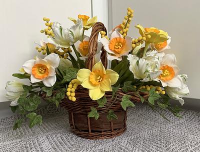 Spring Flowers arrangement - Cake by Anka