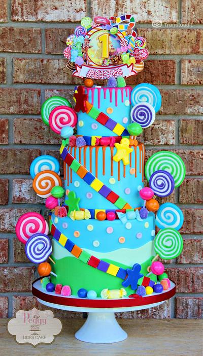 Candyland Cake - Cake by Peggy Does Cake