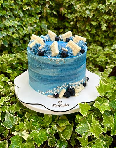 Blue cake - Cake by DaraCakes