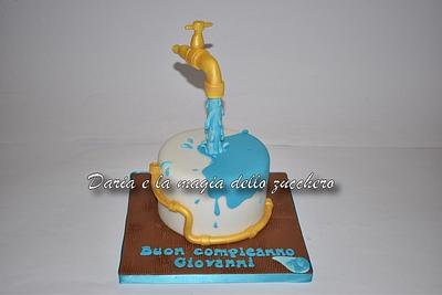 Plumber gravity cake - Cake by Daria Albanese