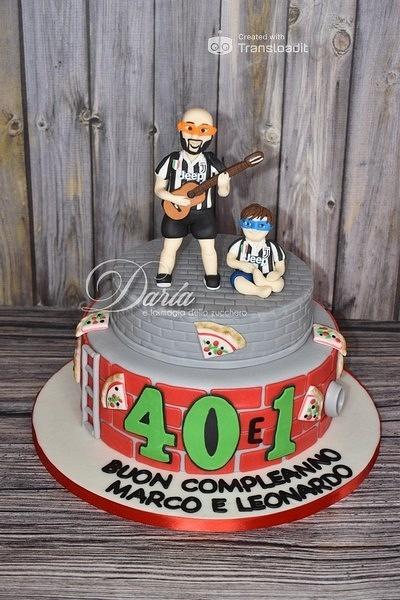 Ninja, Juve, guitar and more... - Cake by Daria Albanese