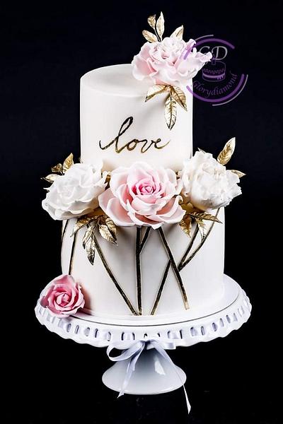 Wedding cake - Cake by Glorydiamond