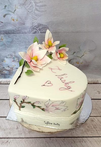 Magnolia  - Cake by SojkineTorty