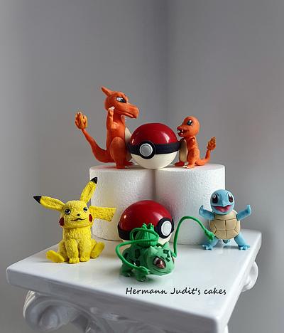 Pokemon cake toppers - Cake by Judit