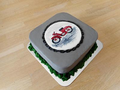 Old motorbike  - Cake by Janka