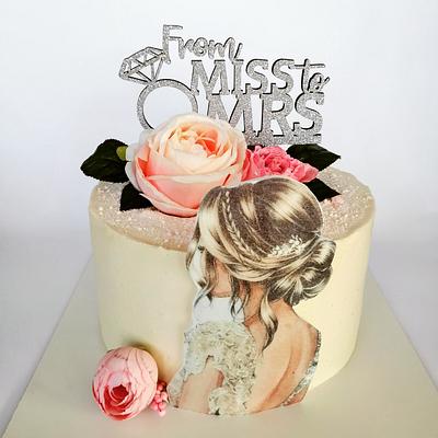 Bride to be  - Cake by Tortebymirjana
