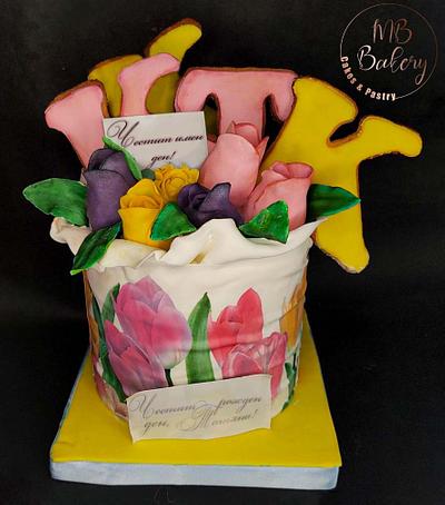 Tulips cake - Cake by Maria Boneva