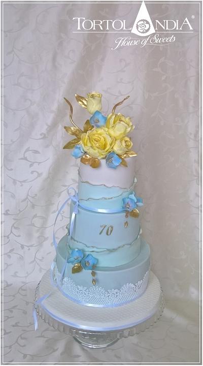 Birthday cake  for woman - Cake by Tortolandia