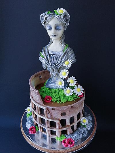 Woman in ancient Rome - Cake by Mischell
