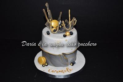 Isomalt marble cake - Cake by Daria Albanese