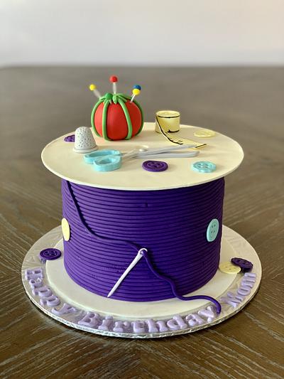 “Sew” much fun! - Cake by Brandy-The Icing & The Cake