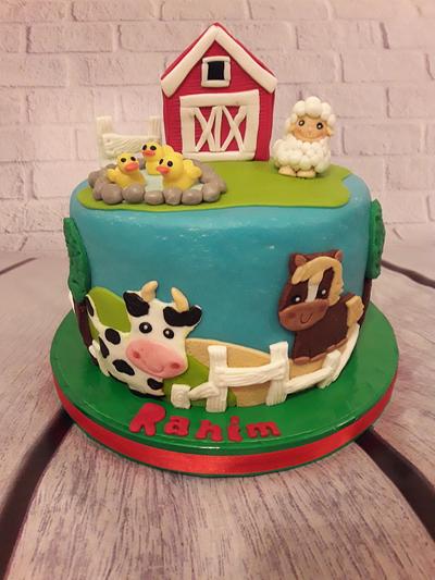 Animals Farm cake - Cake by Noha Sami