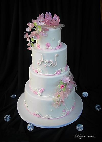 Wedding cake  - Cake by Zuzana Bezakova