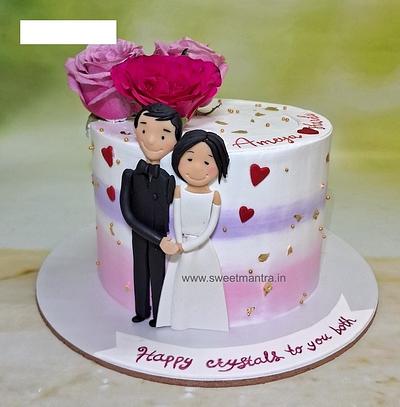 Wedding Anniversary cake - Cake by Sweet Mantra Homemade Customized Cakes Pune