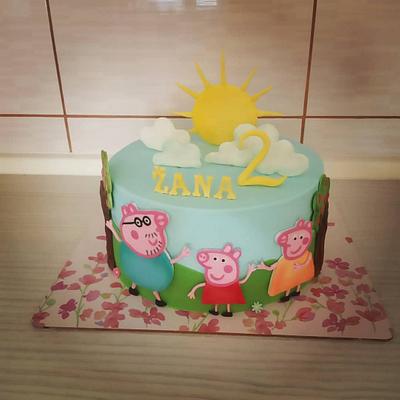Peppa pig cake - Cake by Tortalie