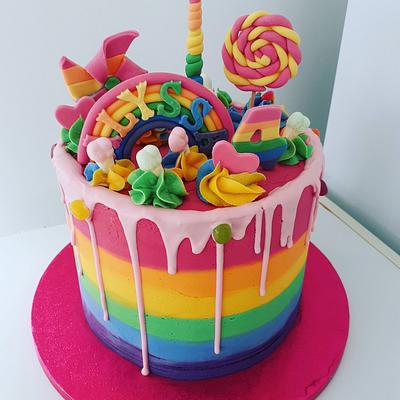 Candy rainbow cake - Cake by Combe Cakes