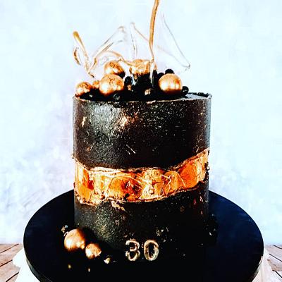 Black cake - Cake by alenascakes