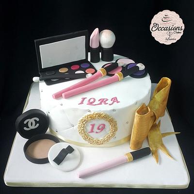 Makeup cake  - Cake by Occasions Cakes