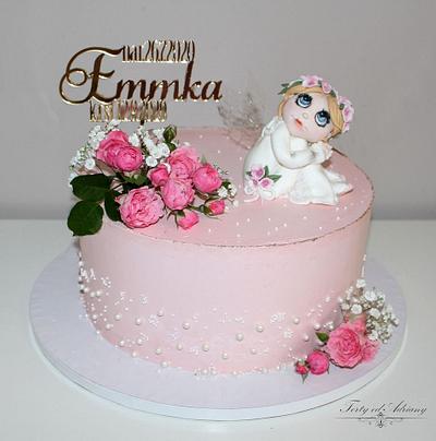 christening cake - Cake by Adriana12