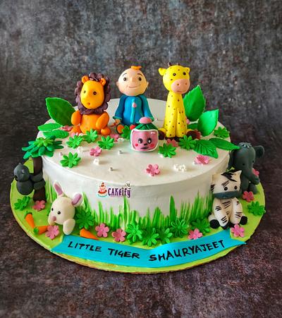 Cute cocomelon and animal theme cake - Cake by Nikita shah