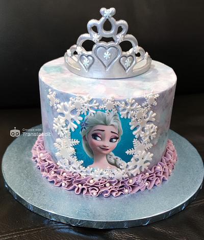 Frozen - Cake by OSLAVKA