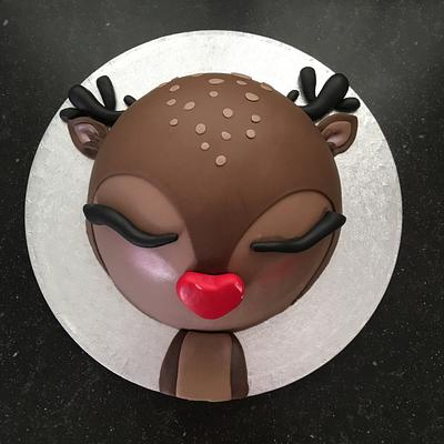 Reindeer cake - Cake by Bonnie’s 🧡 Bakery