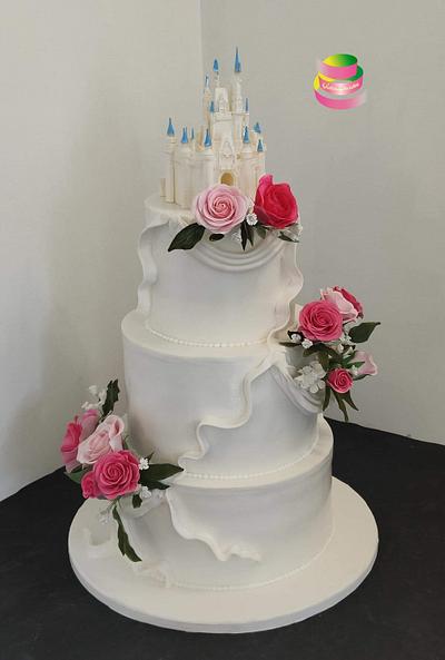 Wedding cake  - Cake by Ruth - Gatoandcake