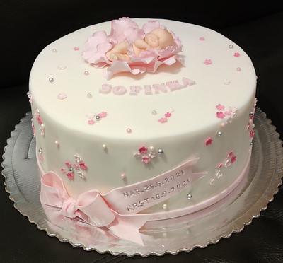christening cake - Cake by OSLAVKA