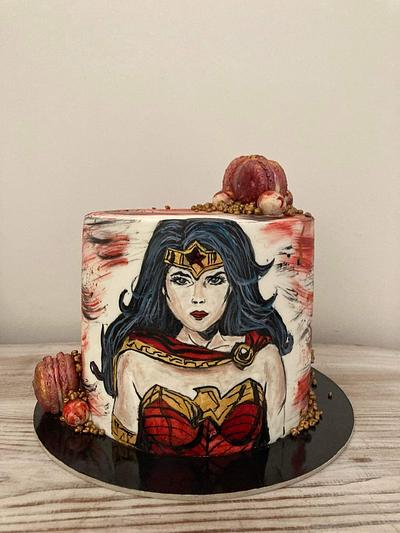 Wonder Woman Cake - Cake by Krisztina Szalaba