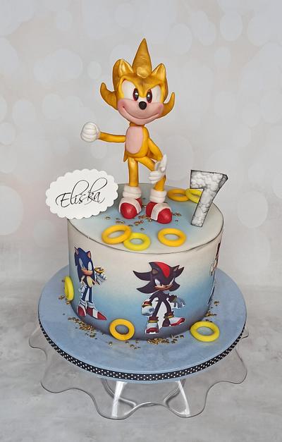 Sonic cake - Cake by Jitkap