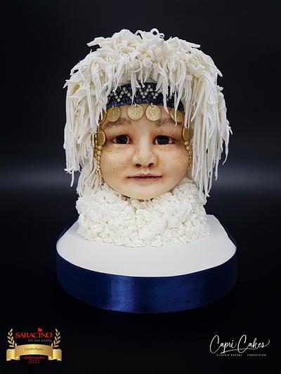 Nenet girl from Seberia  - Cake by Claudia Kapers Capri Cakes