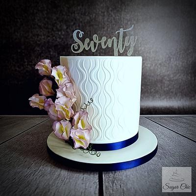Textured Elegance - Cake by Sugar Chic