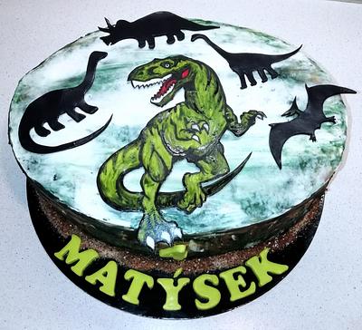 T-Rex - Cake by Majka Maruška