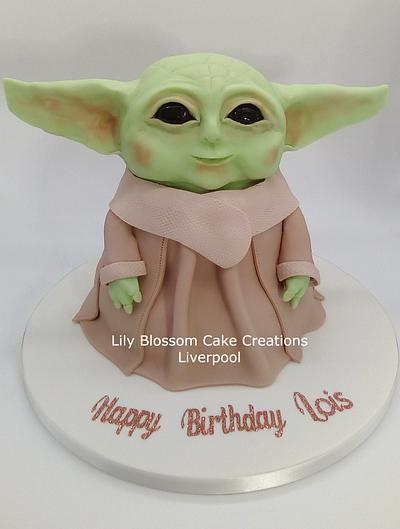 Baby Yoda Grogu (The Child) - Cake by Lily Blossom Cake Creations