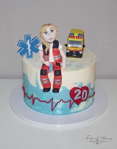 cake for ambulance - Cake by Adriana12