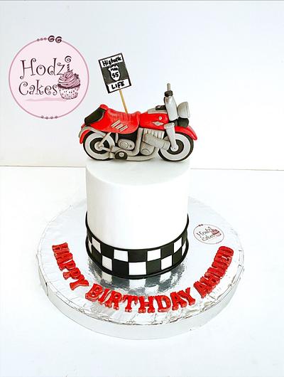 Motorcycle Cake🛵❤️ - Cake by Hend Taha-HODZI CAKES