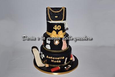 Glamour fashion cake - Cake by Daria Albanese