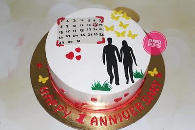 Anniversary special cake - Cake by Nandita