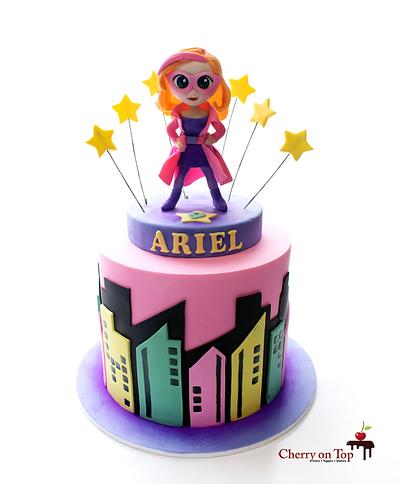 Barbie: Spy Squad cake 💟🏙🎂 - Cake by Cherry on Top Cakes
