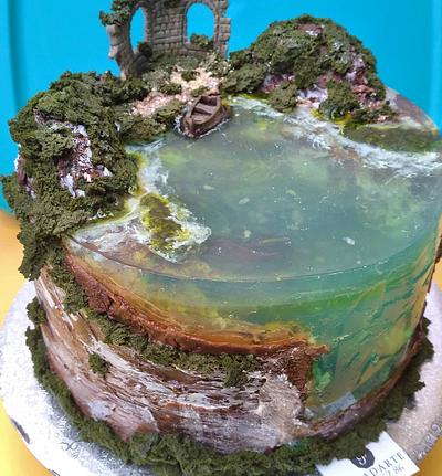 Jelly Island Cake - Cake by Paladarte El Salvador
