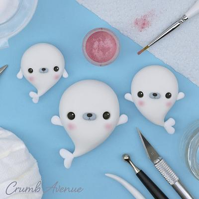 Seal Cupcake Toppers - Cake by Crumb Avenue