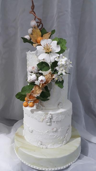 Married and berries¡  - Cake by Julissa 