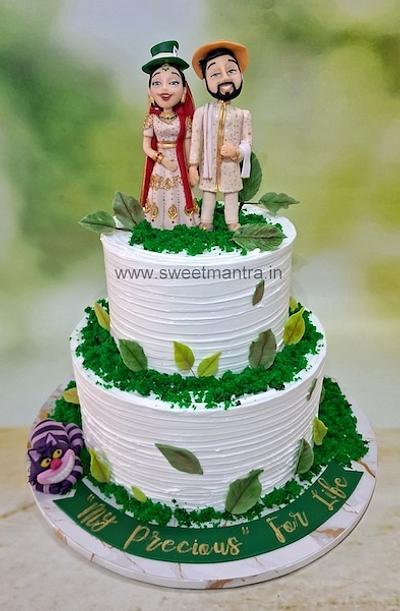 Wedding Reception cake - Cake by Sweet Mantra Homemade Customized Cakes Pune